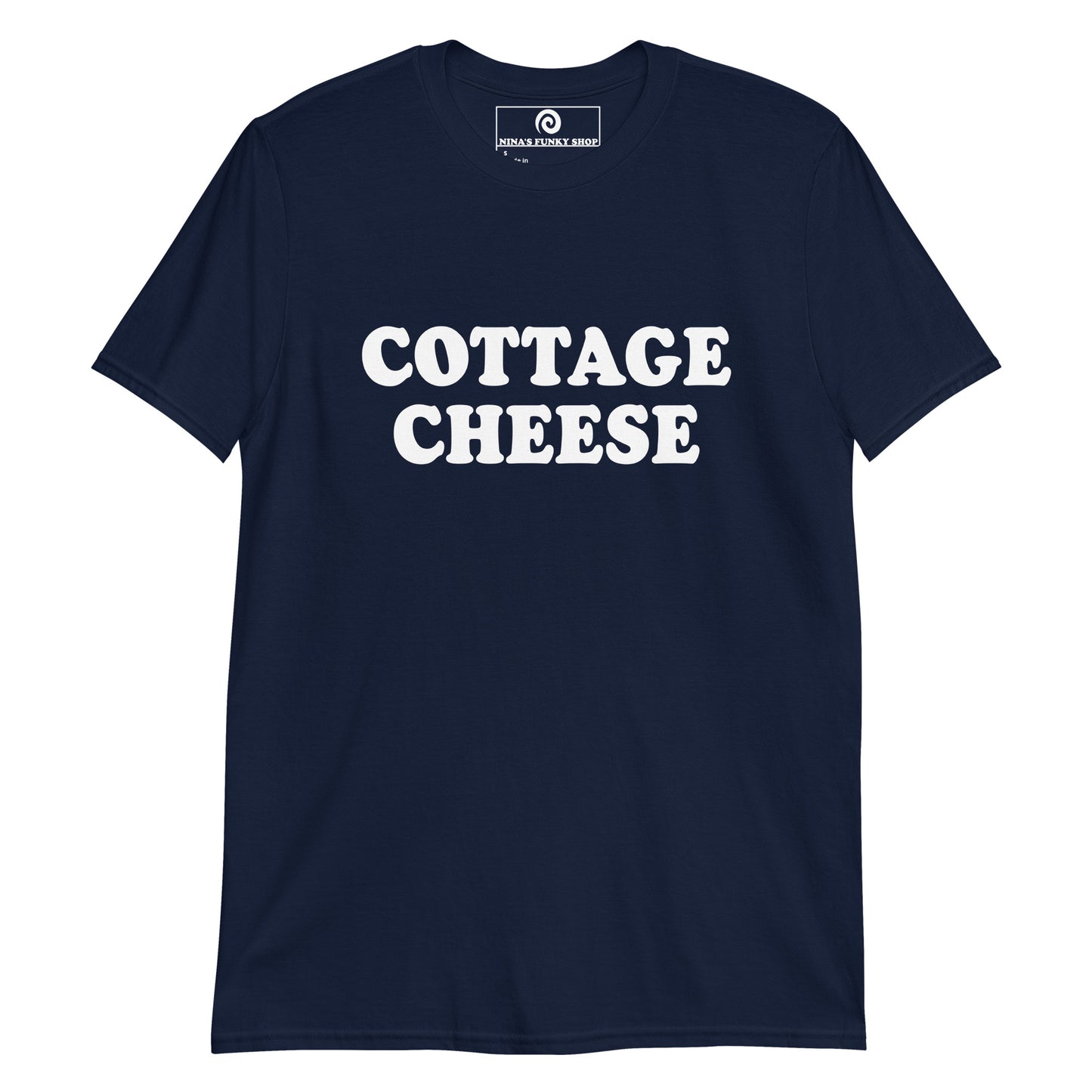 Navy cottage cheese T-shirt