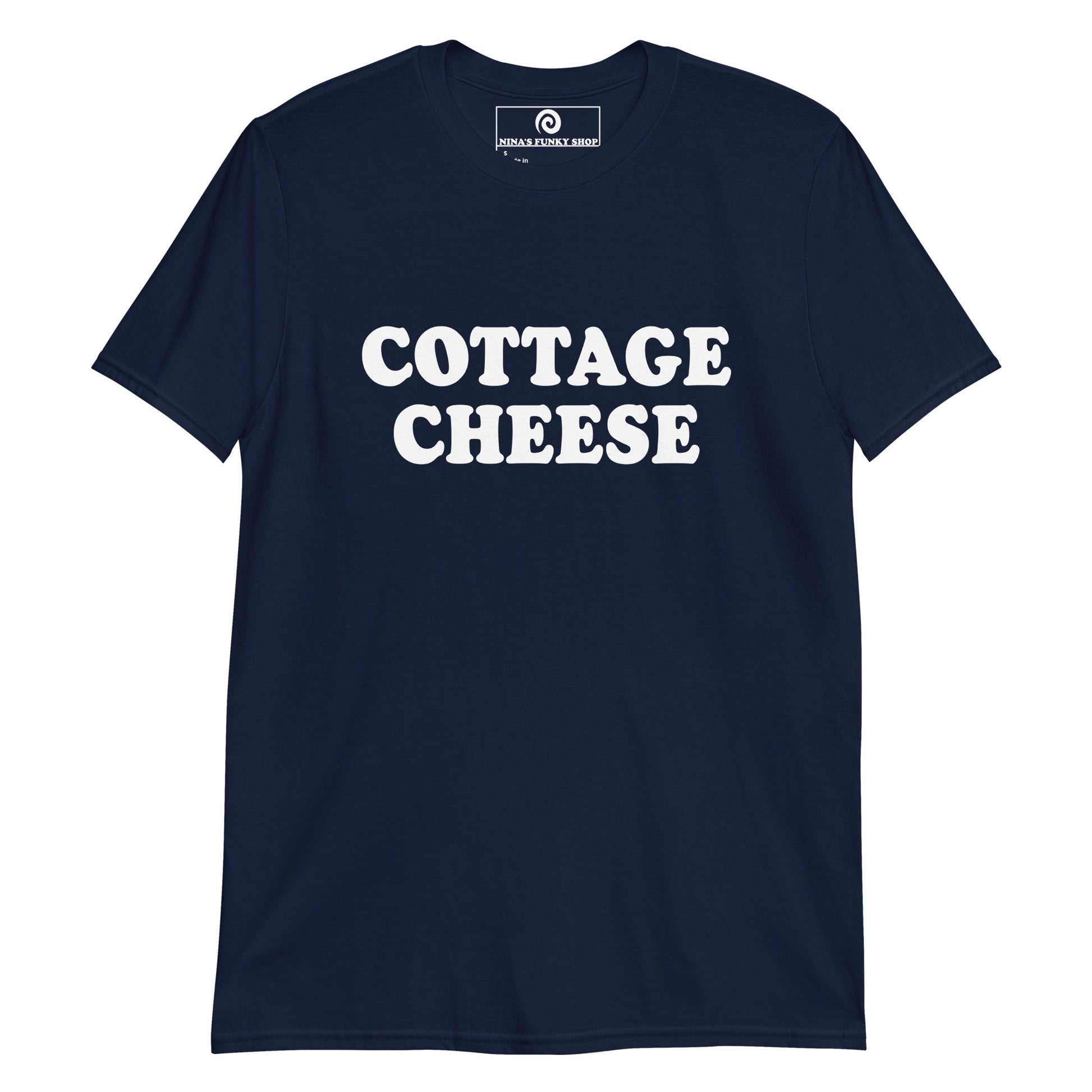 Navy cottage cheese T-shirt