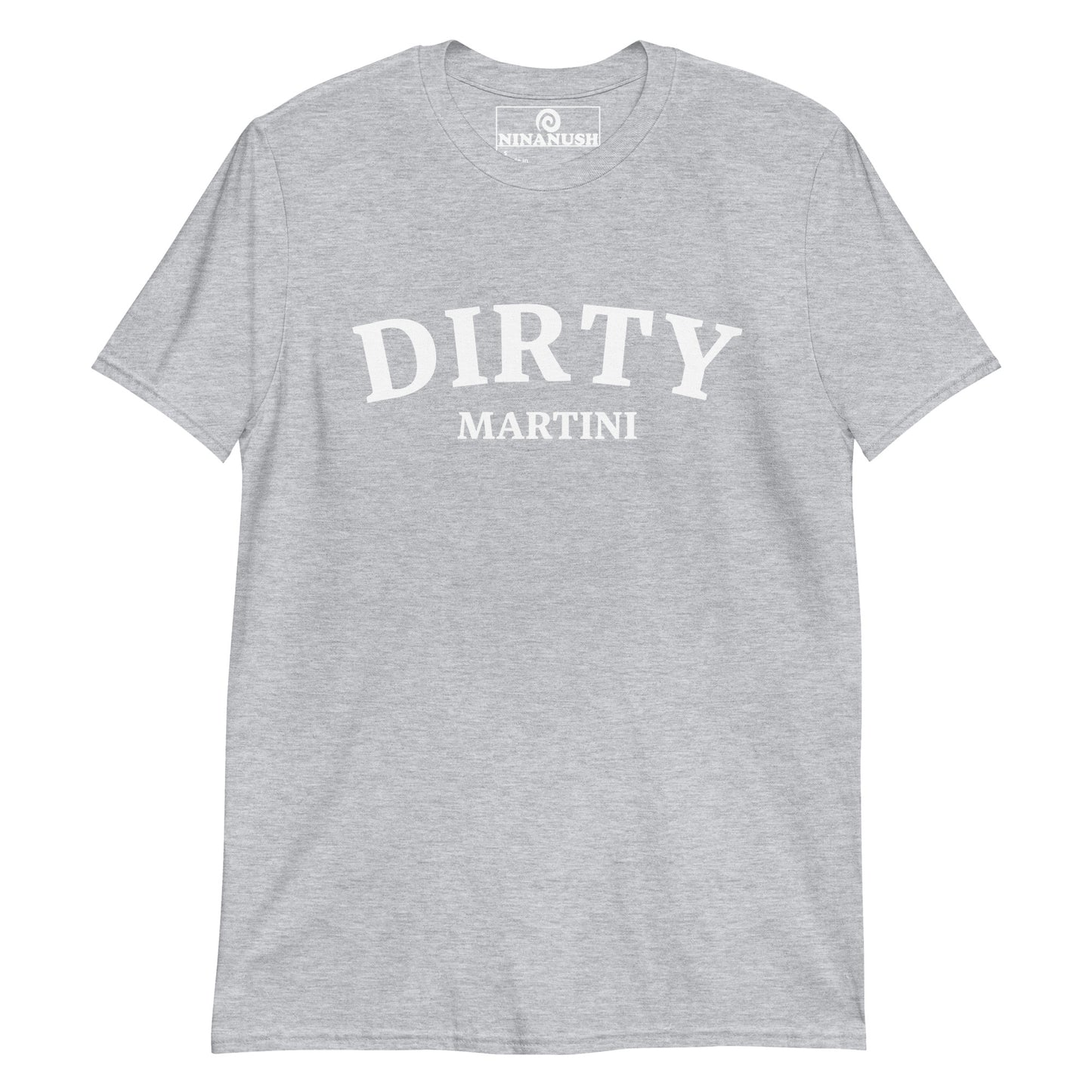 Light gray dirty martini t-shirt from Nina's Funky Shop by ninanush - This funny Martini lover shirt is soft, comfortable and made just for you. Now you can drink your favorite dirty martini and make a statement in this unique martini t-shirt. It's a classic tee with an eye catching design for passionate martini enthusiasts and cocktail lovers of all kinds.