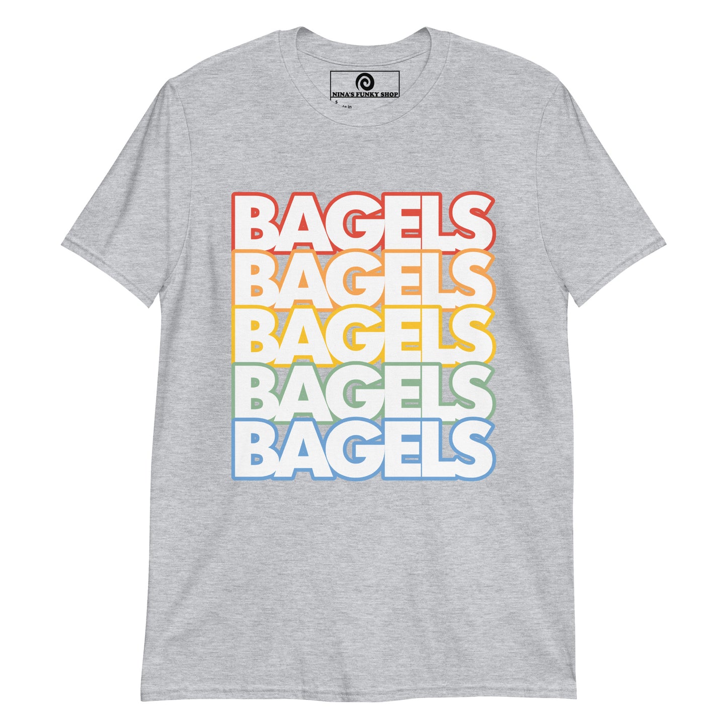 Rainbow Bagel T-Shirt