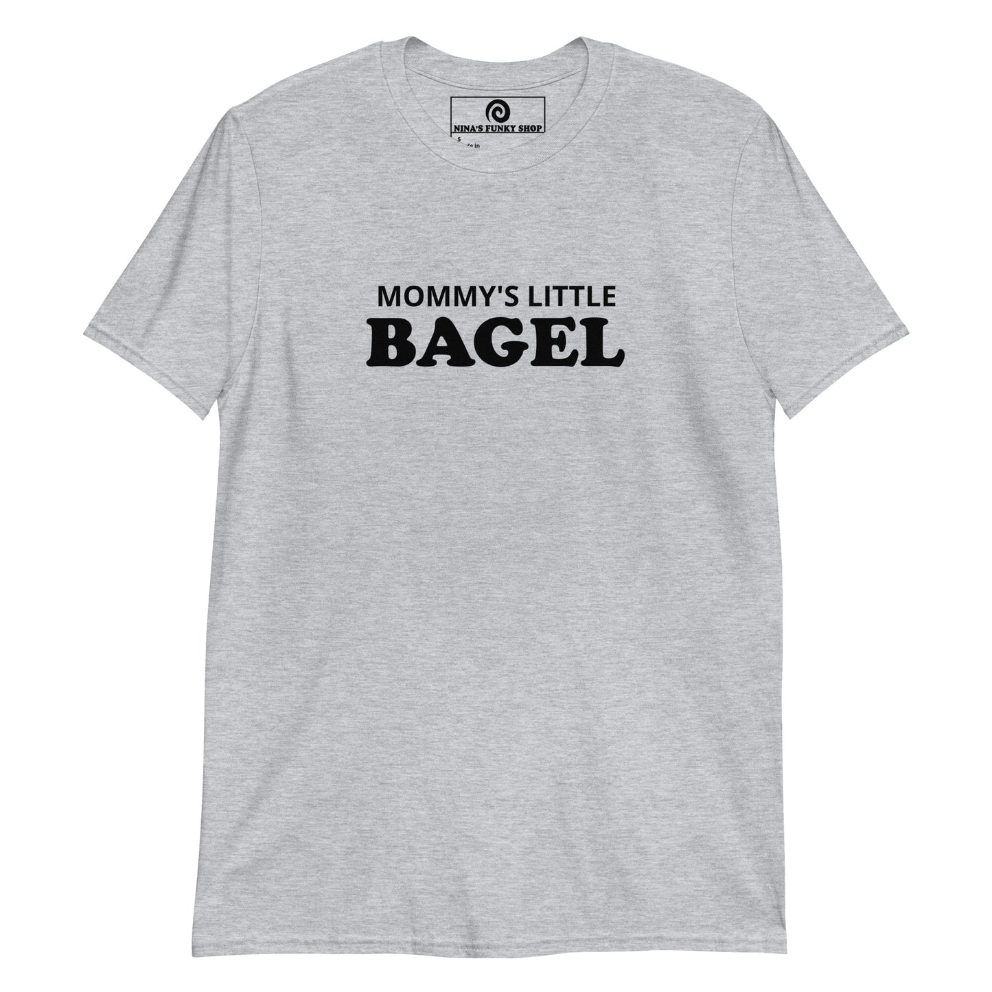 Gray Mommy's Little Bagel T-Shirt - Love bagels? This funny bagel t-shirt is soft, comfortable and made just for you. The perfect t-shirt for everyday streetwear or a gift for your favorite bagel enthusiast.