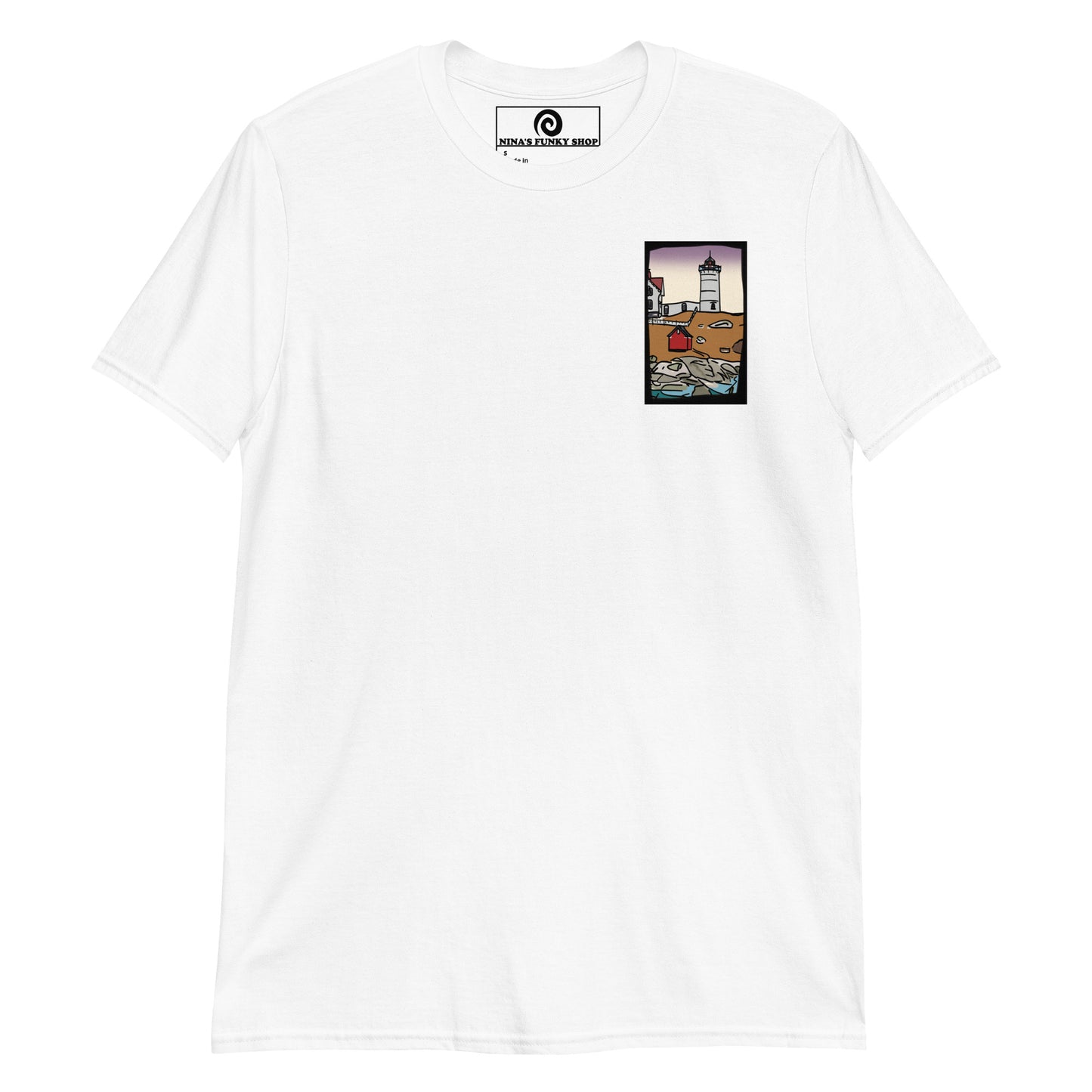 White Nubble Lighthouse T-Shirt