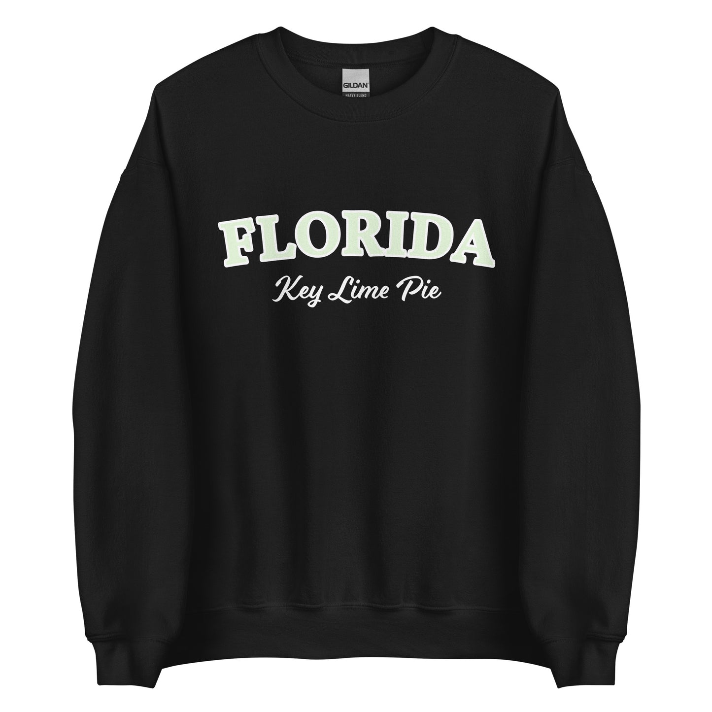 Black Florida Key Lime Pie Sweatshirt from Nina's Funky Shop by ninanush - Love key lime pie? Looking for a fun gift for a Floridian foodie? This Florida Key Lime Pie Sweatshirt is a funny foodie sweatshirt for key lime pie lovers like you. It's a unisex, crew neck Florida sweatshirt with "Florida Key Lime Pie" on the front. Perfect for key lime pie enthusiast and made just for you.