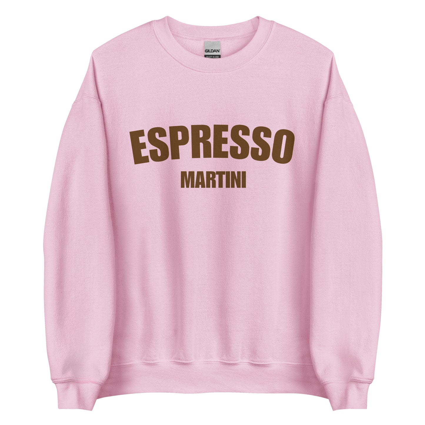 Light Pink Espresso Martini Sweatshirt from Nina's Funky Shop by ninanush - Love espresso martinis? Our Espresso Martini Sweatshirt is a perfect bold sweatshirt for martini enthusiasts. It's a unisex, crew neck sweatshirt with "Espresso Martini", expertly printed on the front. Perfect for cozy nights in or stand out streetwear, this espresso sweatshirt is designed by Nina and made just for you.