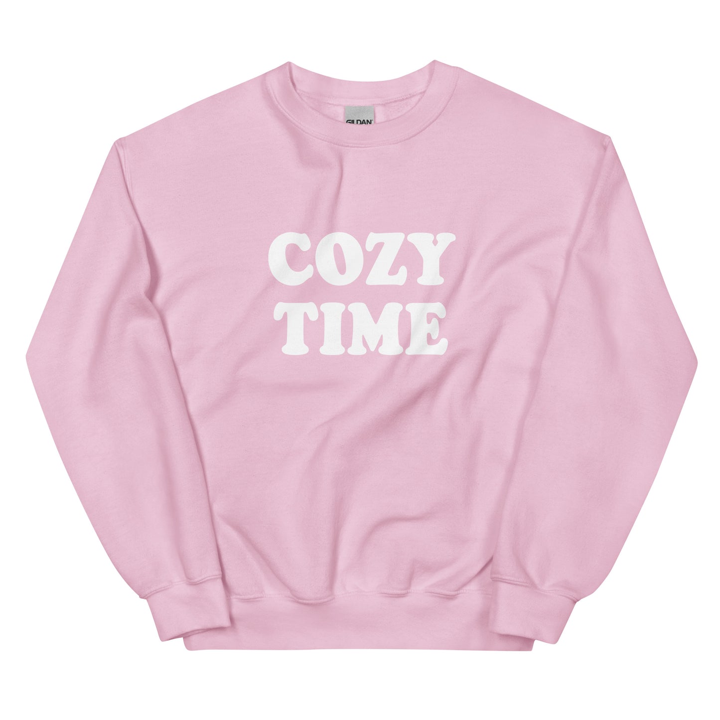 Pink Cozy Time Sweatshirt - Our Cozy Time Sweatshirt is super soft, comfortable and made just for you. It's perfect for lounging on the couch or everyday streetwear. Make a statement and get cozy.