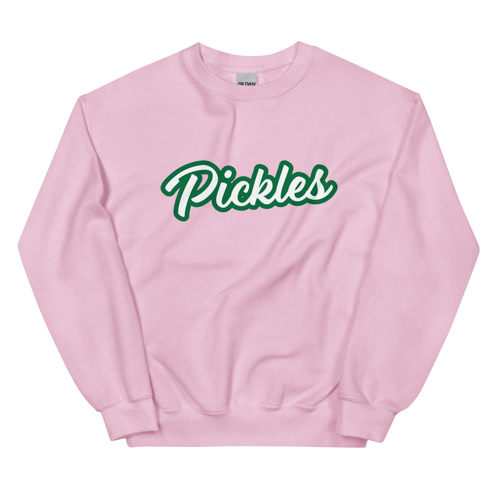 Pink Pickles Sweatshirt - Do you love pickles? Looking for a gift for a pickle lover? Our Pickle Crewneck Sweatshirt is cozy, soft, and made just for you! Eat your favorite pickles in this funny sweatshirt. 