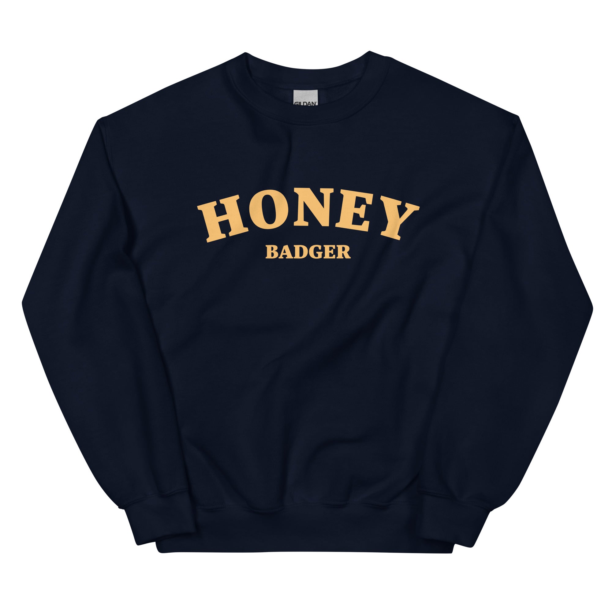 Honey crew sales neck pullover sweatshirt