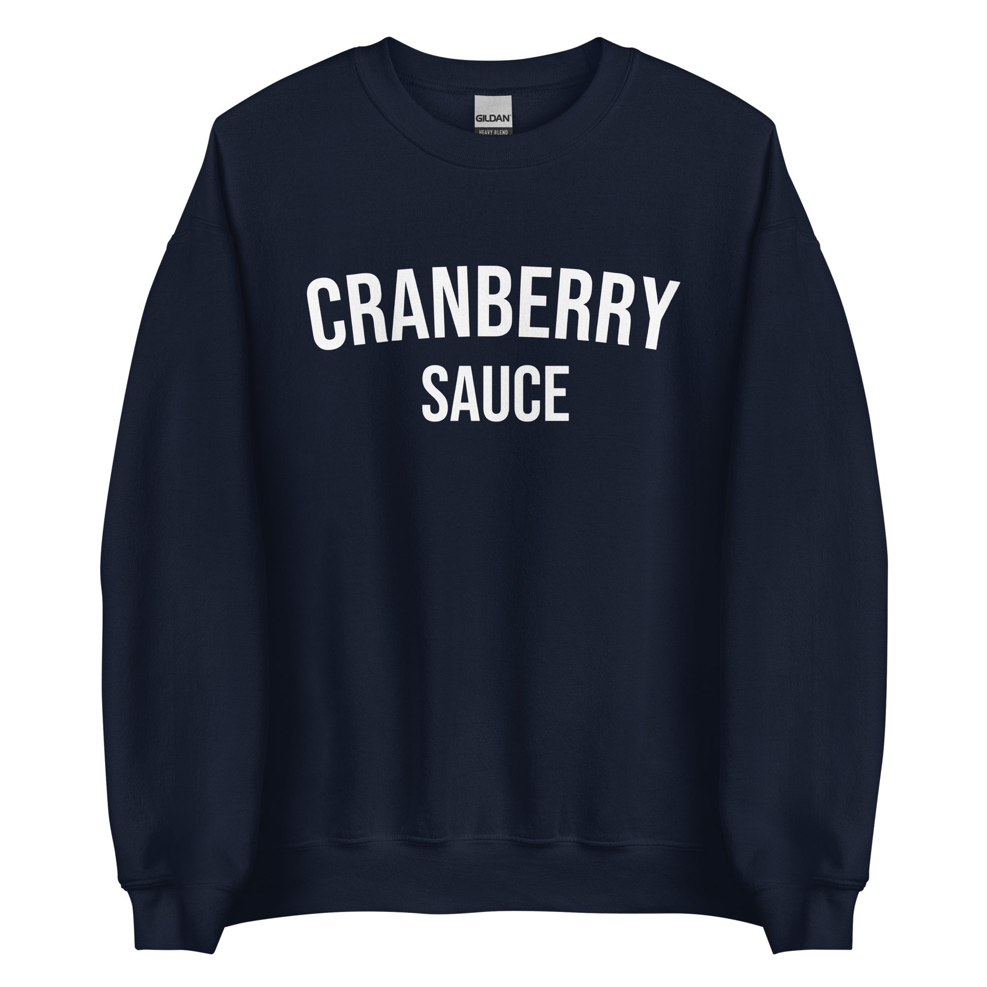 Navy Cranberry Sauce Sweatshirt from Nina's Funky Shop by ninanush - Do you love cranberry sauce? Looking for a funny foodie gift? Our Cranberry Sauce Crewneck Sweatshirt is soft, comfortable and just what you need. A unisex, funny holiday sweatshirt or cozy streetwear for foodies and cranberry sauce lovers. This cranberry sauce enthusiast sweatshirt is designed by Nina and made just for you.