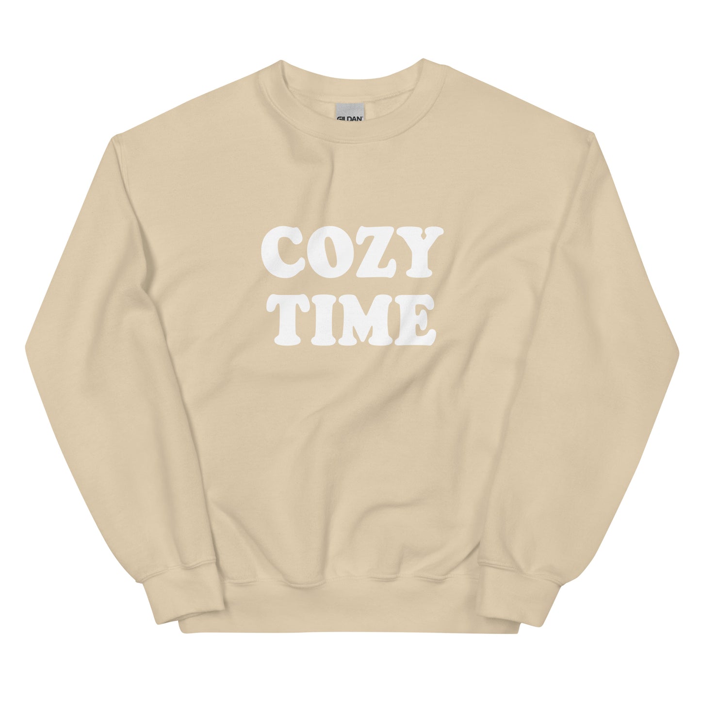 Tan Cozy Time Sweatshirt - Our Cozy Time Sweatshirt is super soft, comfortable and made just for you. It's perfect for lounging on the couch or everyday streetwear. Make a statement and get cozy.