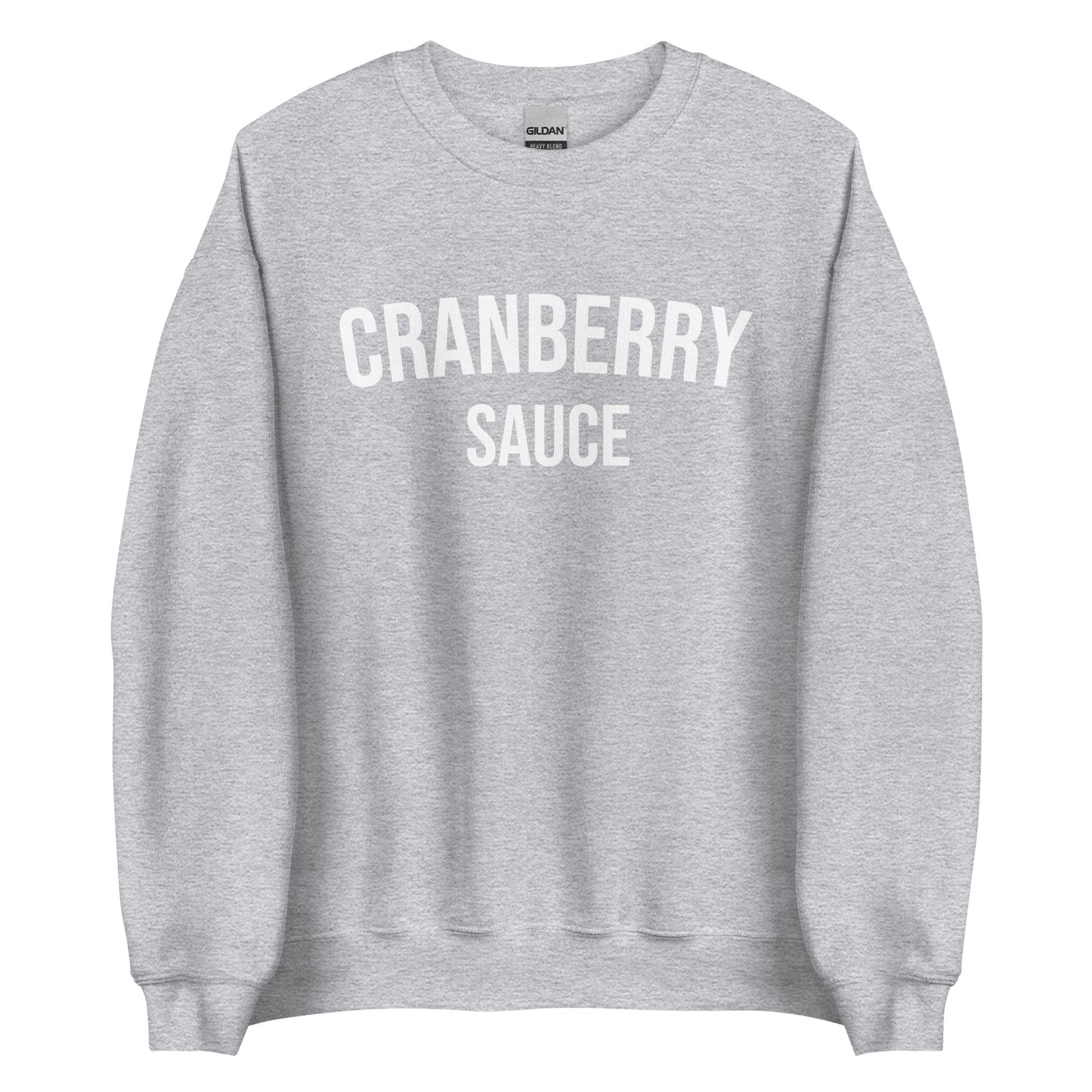 Light Gray Cranberry Sauce Sweatshirt from Nina's Funky Shop by ninanush - Do you love cranberry sauce? Looking for a funny foodie gift? Our Cranberry Sauce Crewneck Sweatshirt is soft, comfortable and just what you need. A unisex, funny holiday sweatshirt or cozy streetwear for foodies and cranberry sauce lovers. This cranberry sauce enthusiast sweatshirt is designed by Nina and made just for you.