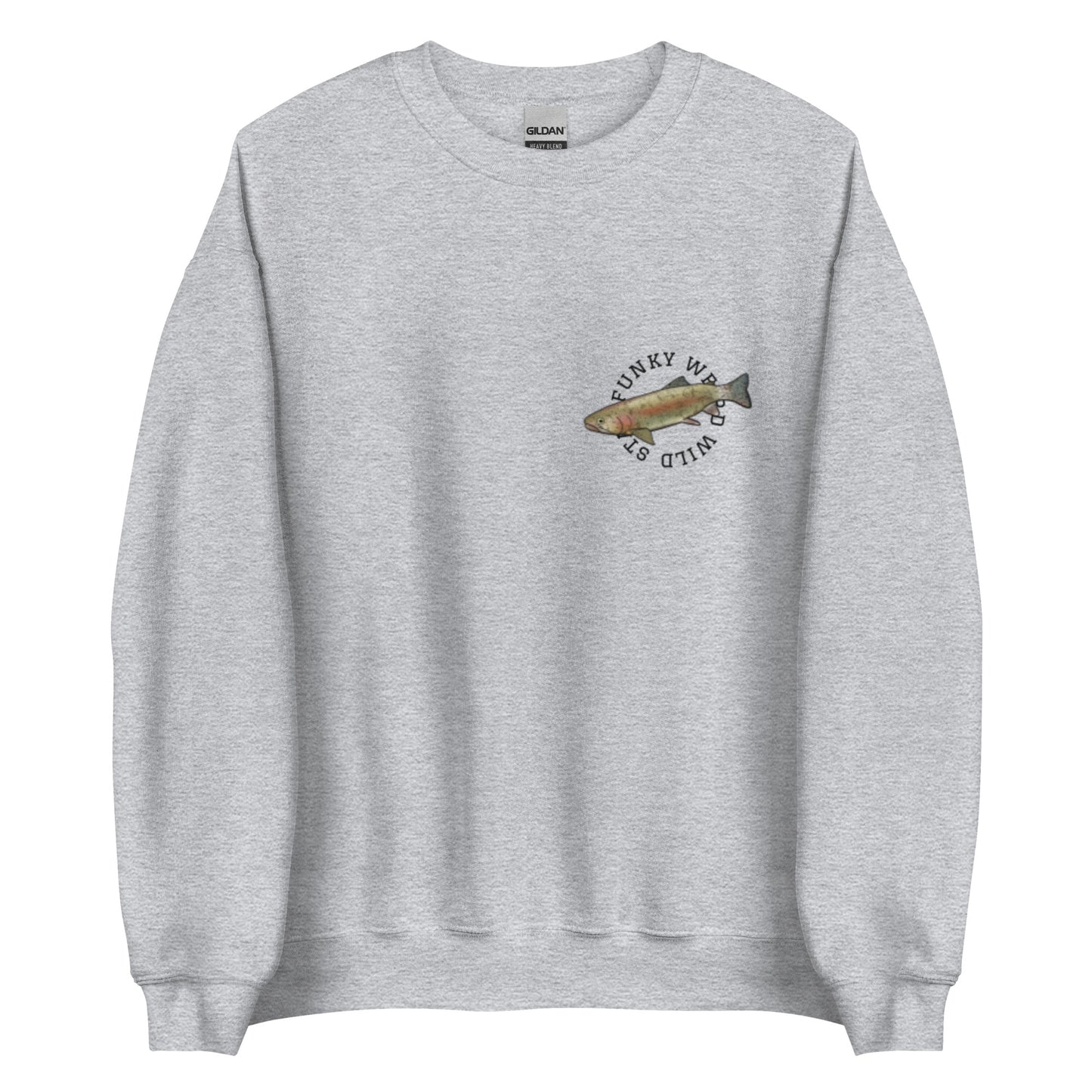 Funky New England Rainbow Trout Sweatshirt