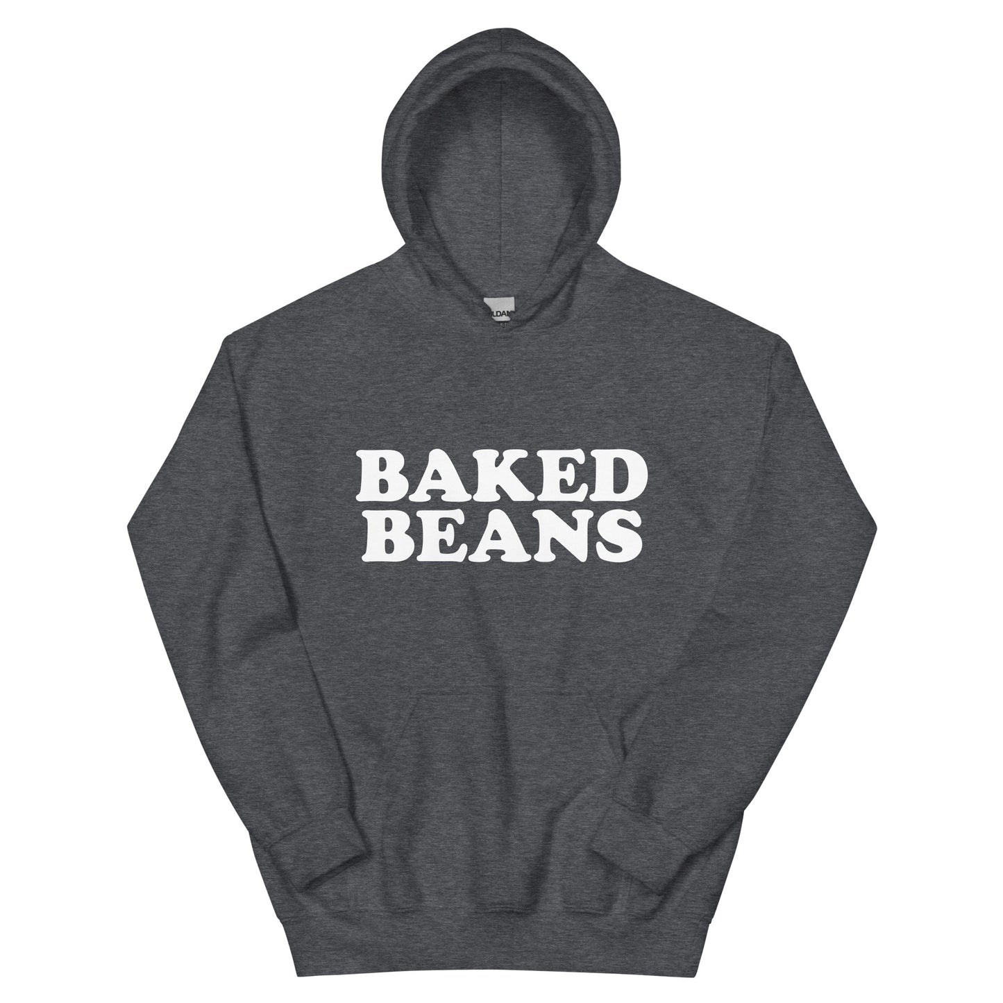 Dark Gray Baked Beans Hoodie - Love baked beans? Looking for a gift for a baked beans enthusiast? Our Baked Beans Hoodie is soft, comfortable and made just for you! It's a funny hoodie that's perfect for everyday streetwear. Make a statement and eat your favorite baked beans.