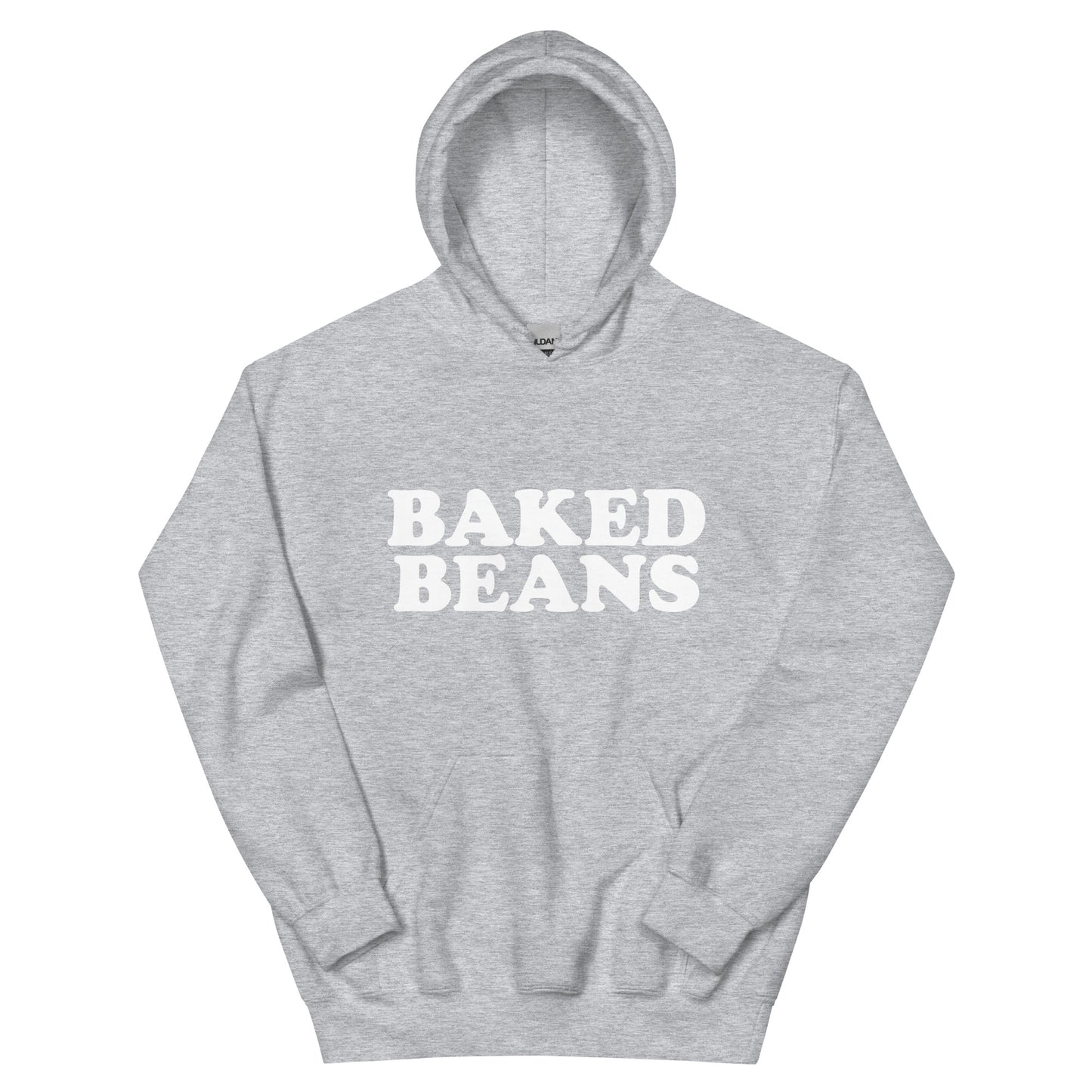 Light Gray Baked Beans Hoodie - Love baked beans? Looking for a gift for a baked beans enthusiast? Our Baked Beans Hoodie is soft, comfortable and made just for you! It's a funny hoodie that's perfect for everyday streetwear. Make a statement and eat your favorite baked beans.