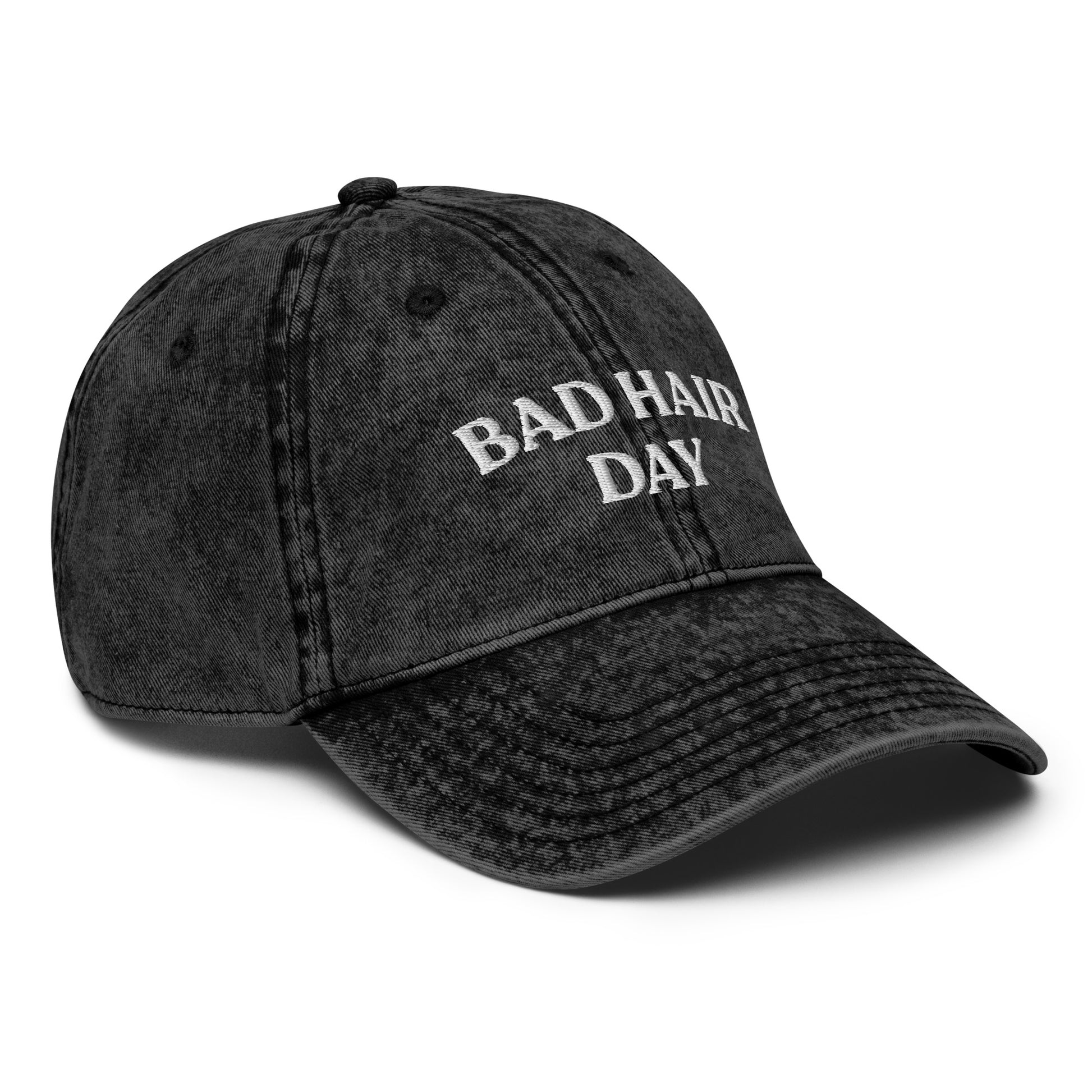 Black Bad Hair Day Hat - Our Bad Hair Day Hat is comfortable, adjustable and comes in a variety of colors. It's a classic dad hat with a funny design. Looking for something personalized? Shoot us an email!