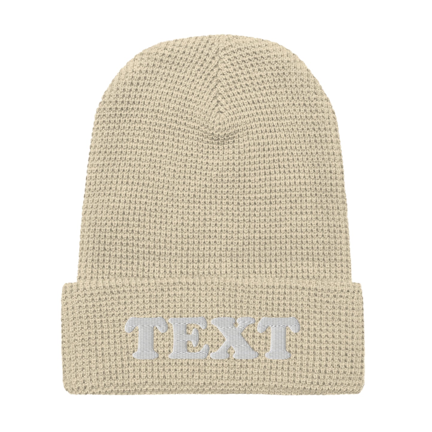 Customizable Waffle Beanie