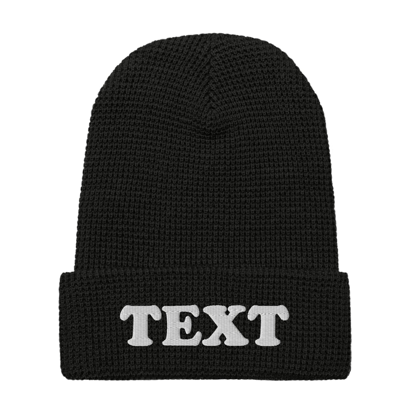 Customizable Waffle Beanie