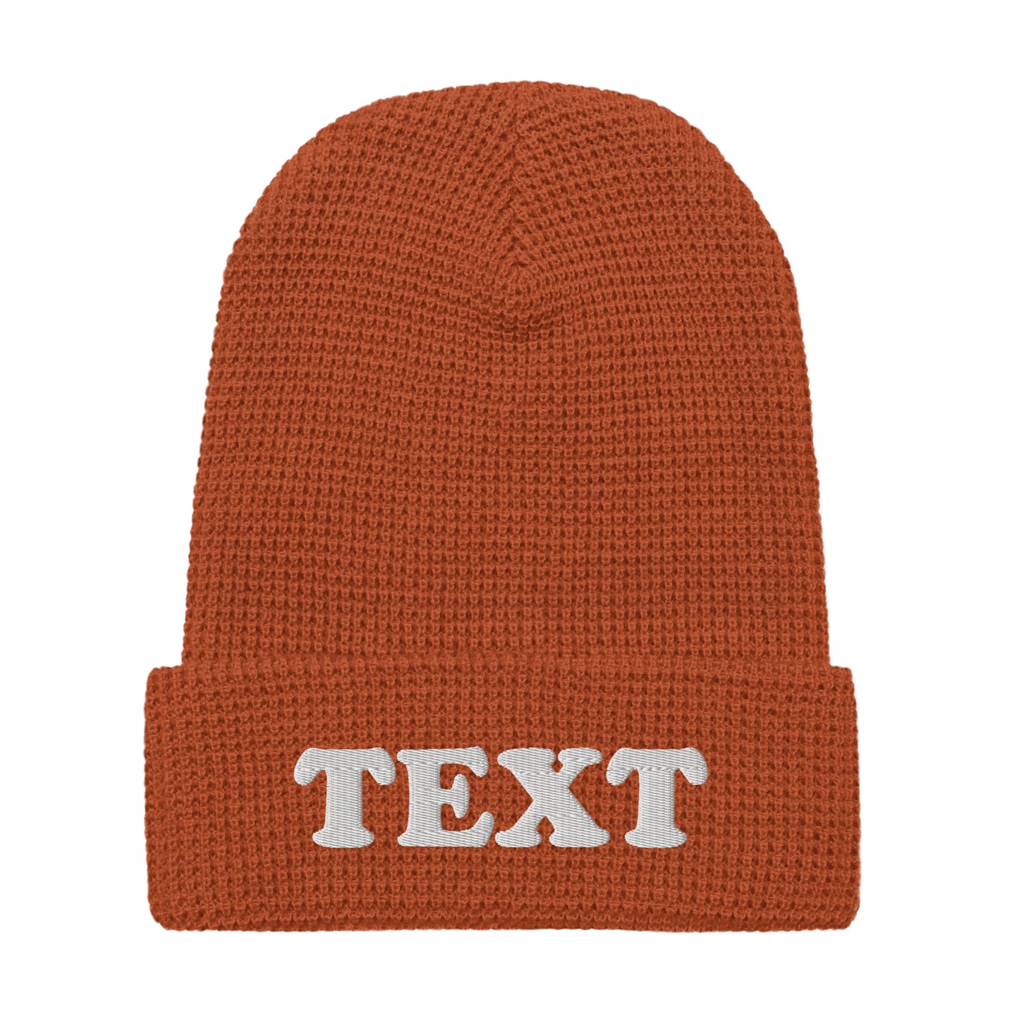 Customizable Waffle Beanie