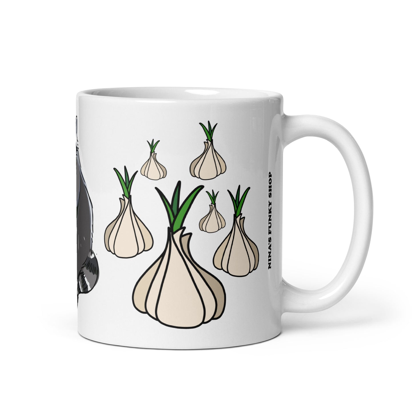 Garlic Raccoon Mug