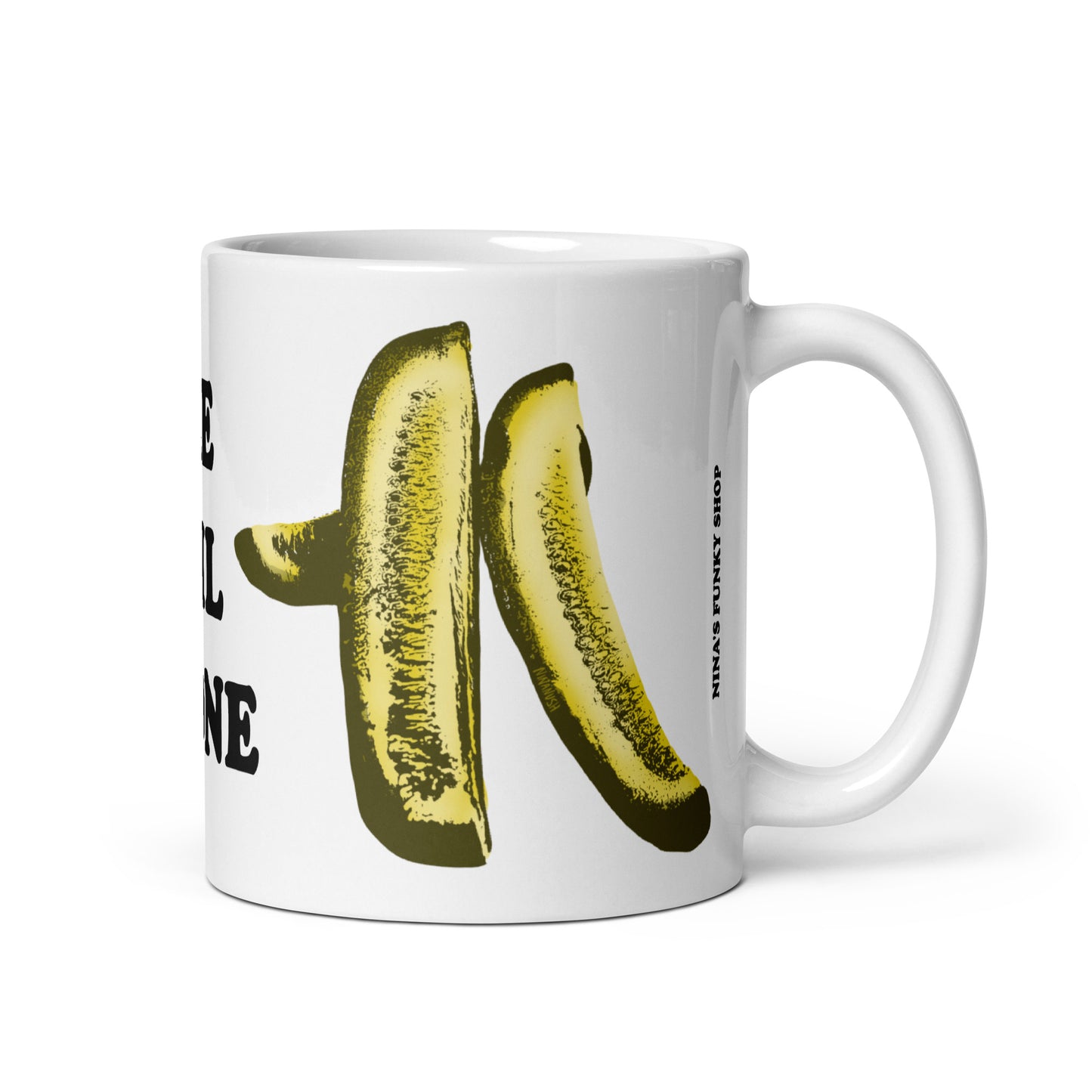 Our funky pickles mug is colorful, comes in three sizes and has a unique pickles design by Nina.