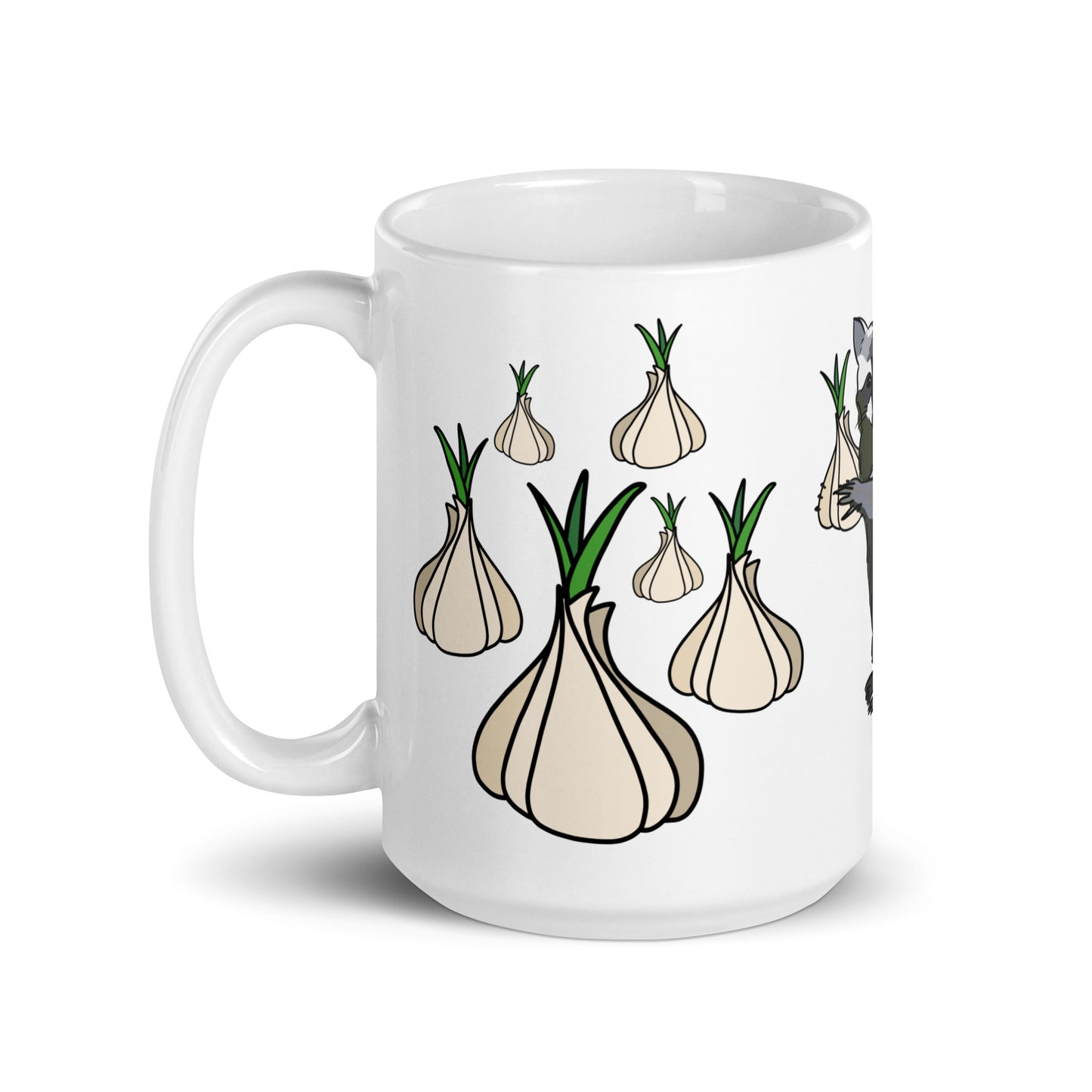 Garlic Raccoon Mug