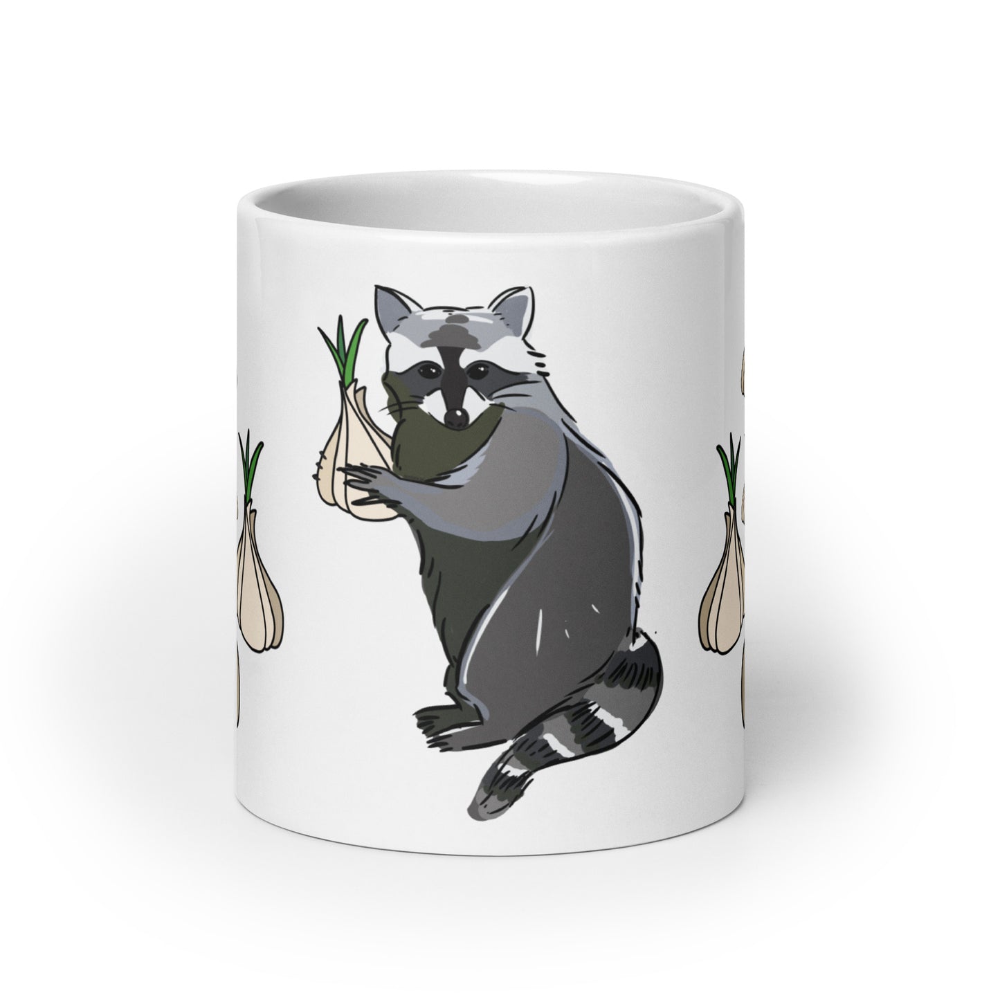 Garlic Raccoon Mug