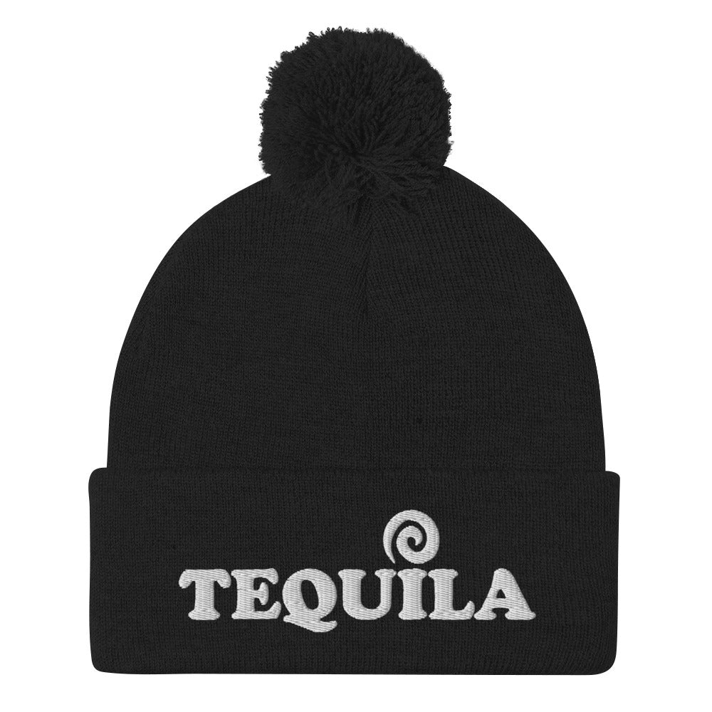 Do you love tequila? This tequila hat can be trendy streetwear, a funny party hat, a cozy house hat and a perfect gift for tequila drinkers. The unique embroidered tequila beanie has a classic pom-pom. It's an ideal warm and cozy drinking hat for cold weather. Shop foodie and drinking hats and beanies with ninanush.