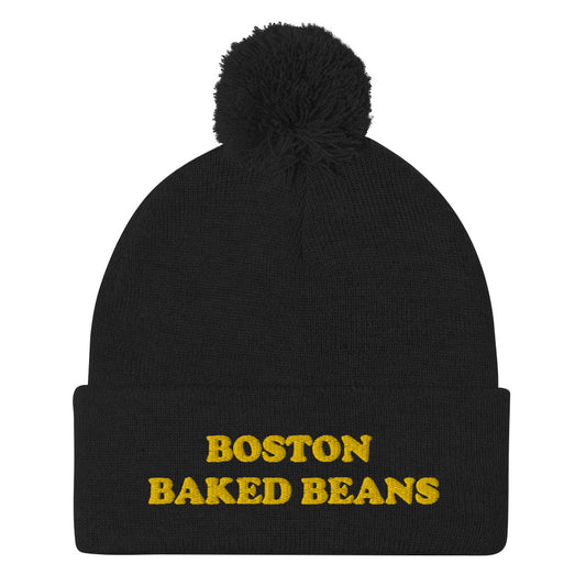 This funky foodie beanie is a unique and quirky winter hat for foodies and people who love Boston baked beans. It's a funny beanie for New England foodies. This weird beanie is a perfect weird gift for Boston foodies and baked beans enthusiasts! Shop funny foodie beanies, weird hats, funky animal t-shirts and more.