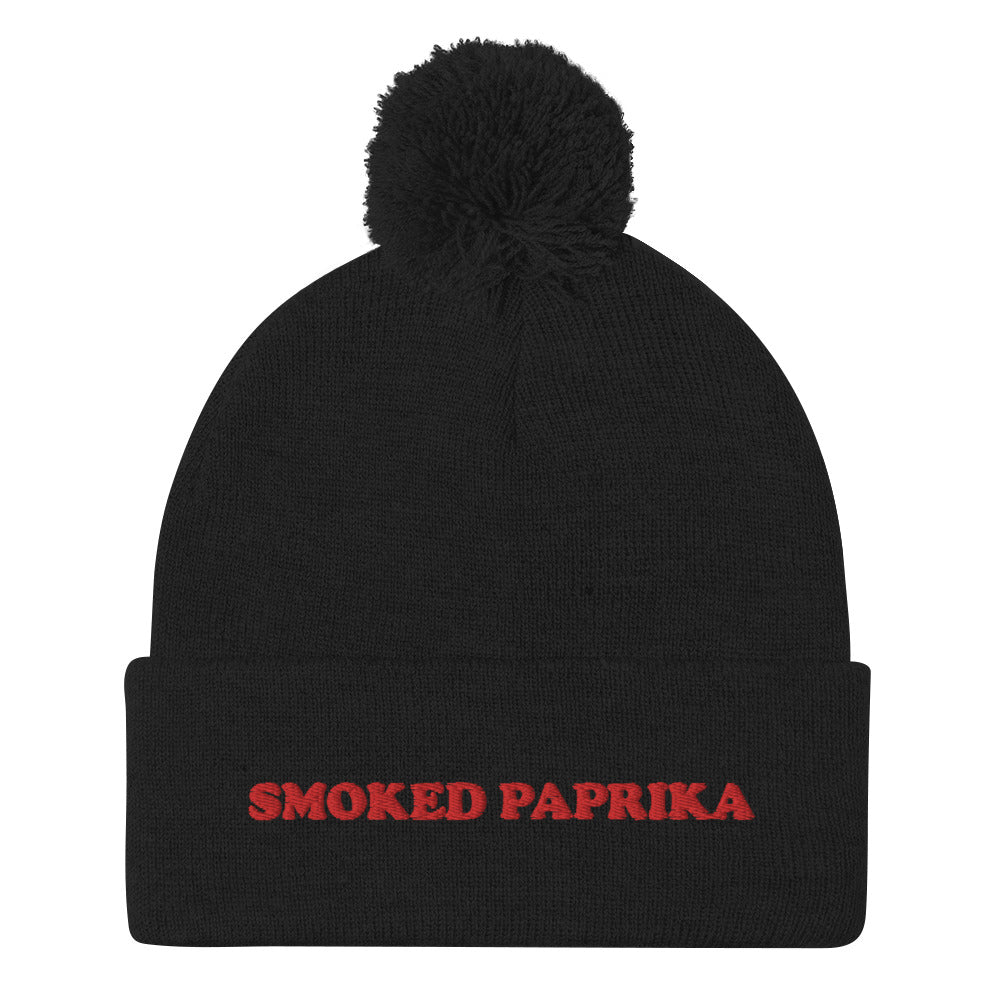 Love paprika? This funny foodie smoked paprika beanie is a unique and weird winter hat for foodies and smoked paprika lovers. It's a classic beanie with a unique red embroidery. The paprika hat is a perfect weird gift for foodies and the paprika enthusiasts! Shop funny foodie beanies, weird hats, funky animal t-shirts.