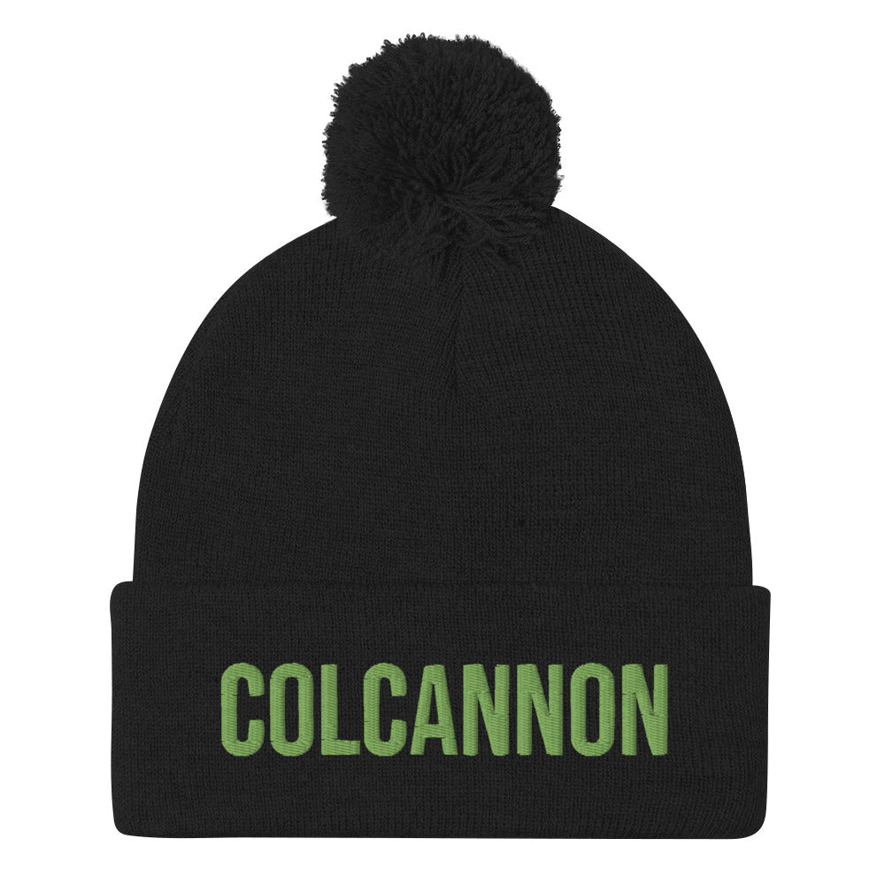 Black and green colcannon Irish food hat - Unique and obscure food hat - The Colcannon Beanie is a unique food hat inspired by traditional Irish food. It's a perfect hat for adventures, making a statement on the street and being cozy at home. This weird hat is made just for you. Eat colcannon in style this year with your funny foodie beanie and show your love of traditional Irish cuisine.