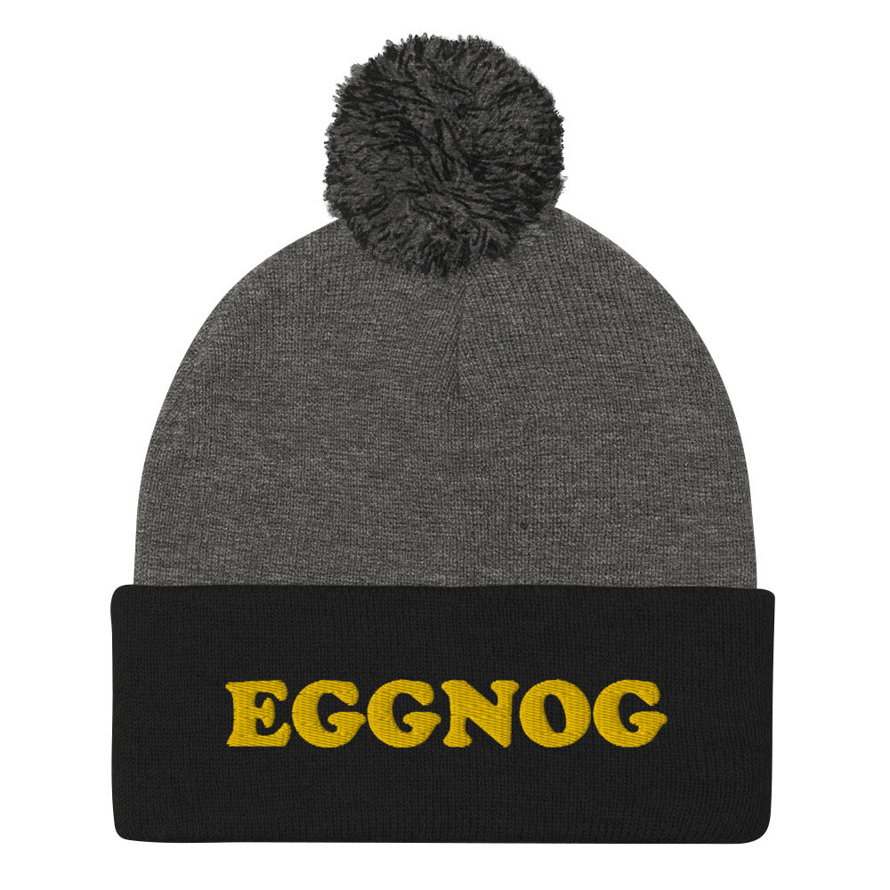 Do you love eggnog? Why is eggnog only for the holidays? It shouldn't be. This funky eggnog beanie is a warm and funny foodie hat . It's a unique and quirky winter hat for foodies and eggnog lovers. This weird holiday hat is a perfect funny foodie gift for the holidays and year round! Everyone loves a good eggnog hat. 