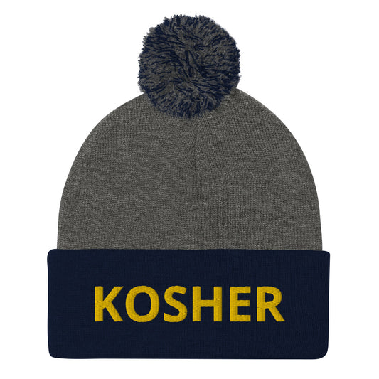 Kosher beanie. Warm, comfortable, and stylish hat. Perfect for Jewish foodies and Jewish Fashionistas. If you're looking for a funny and cute Jewish gift this ones for you. Find new and second hand collections of funky and unique fashion. We have foodie fashion, funky and colorful designs and vintage second hand clothing.