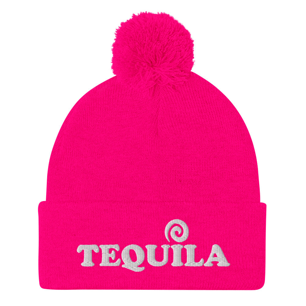 Do you love tequila? This tequila hat can be trendy streetwear, a funny party hat, a cozy house hat and a perfect gift for tequila drinkers. The unique embroidered tequila beanie has a classic pom-pom. It's an ideal warm and cozy drinking hat for cold weather. Shop foodie and drinking hats and beanies with ninanush.