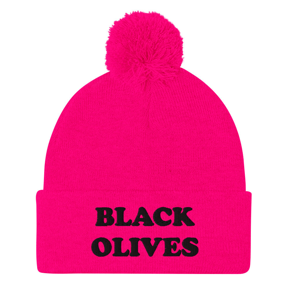 Are black olives the superior olives? This black olives hat is a unique and cozy foodie beanie with a pom-pom on top. The black olives beanie is perfect for foodies and black olive lovers and enthusiasts. Wear this olive hat and celebrate your favorite foods. Shop weird hats, funny beanies, foodie t-shirts & hoodies...