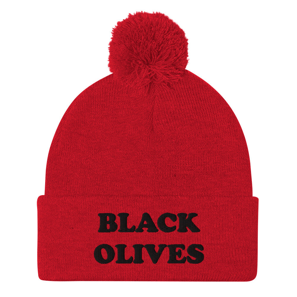 Are black olives the superior olives? This black olives hat is a unique and cozy foodie beanie with a pom-pom on top. The black olives beanie is perfect for foodies and black olive lovers and enthusiasts. Wear this olive hat and celebrate your favorite foods. Shop weird hats, funny beanies, foodie t-shirts & hoodies..