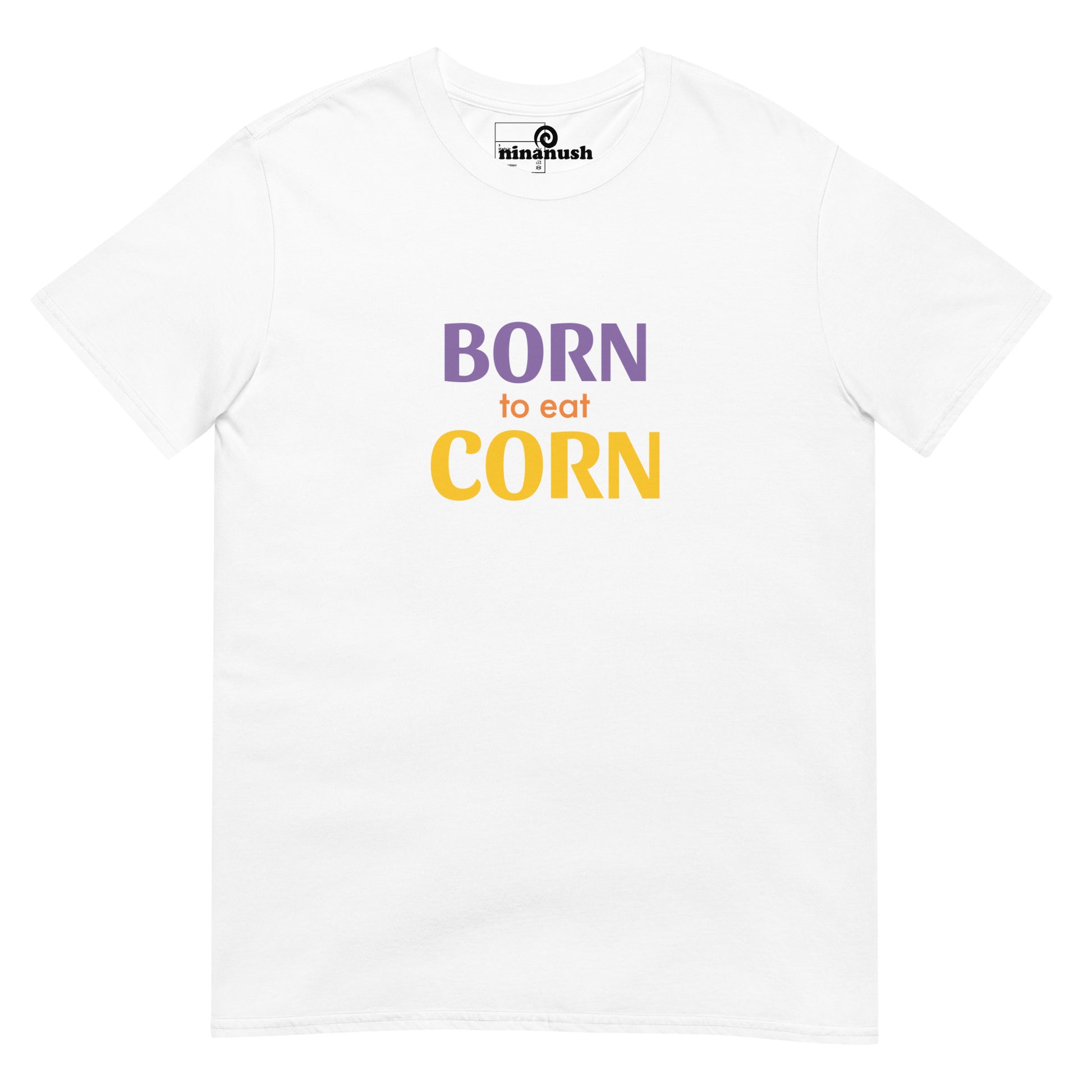 Are you born to eat corn? This classic foodie t-shirt is colorful and comfortable with a unique saying about corn. The Born to eat corn, corn lover shirt is a perfect gift for foodies and shirt corn enthusiasts. Shop funny foodie shirts, weird foodie beanies & celebrate your favorite foods in our funky foodie clothing.