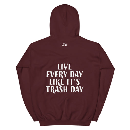 Maroon raccoon quote hoodie for everyday - This funny raccoon quote hoodie is a unique raccoon sweatshirt with an inspirational message. This raccoon saying hoodie is cute, funny and just a little weird. A funny hoodie and the best gift for raccoon lover funny everyday streetwear. Wear this positive saying hoodie, be kind to all kinds and do what makes you smile. 